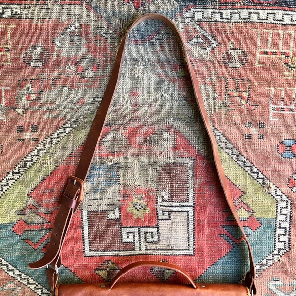 Leather Messenger Bag - Picture 11 of 12